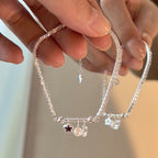 [Special Offer Products] Natural Irregular Pearl S925 Sterling Silver Bracelet Women's Beaded Crushed Silver Cold Wind Niche Temperament Versatile Jewelry