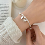 [Special Offer Products] Natural Irregular Pearl S925 Sterling Silver Bracelet Women's Beaded Crushed Silver Cold Wind Niche Temperament Versatile Jewelry