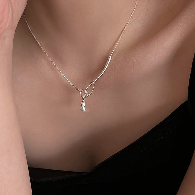 [Special Offer Products] Freshwater Pearl Necklace Light Luxury Niche Premium Design Clavicle Chain New Popular Simple Temperament Necklace
